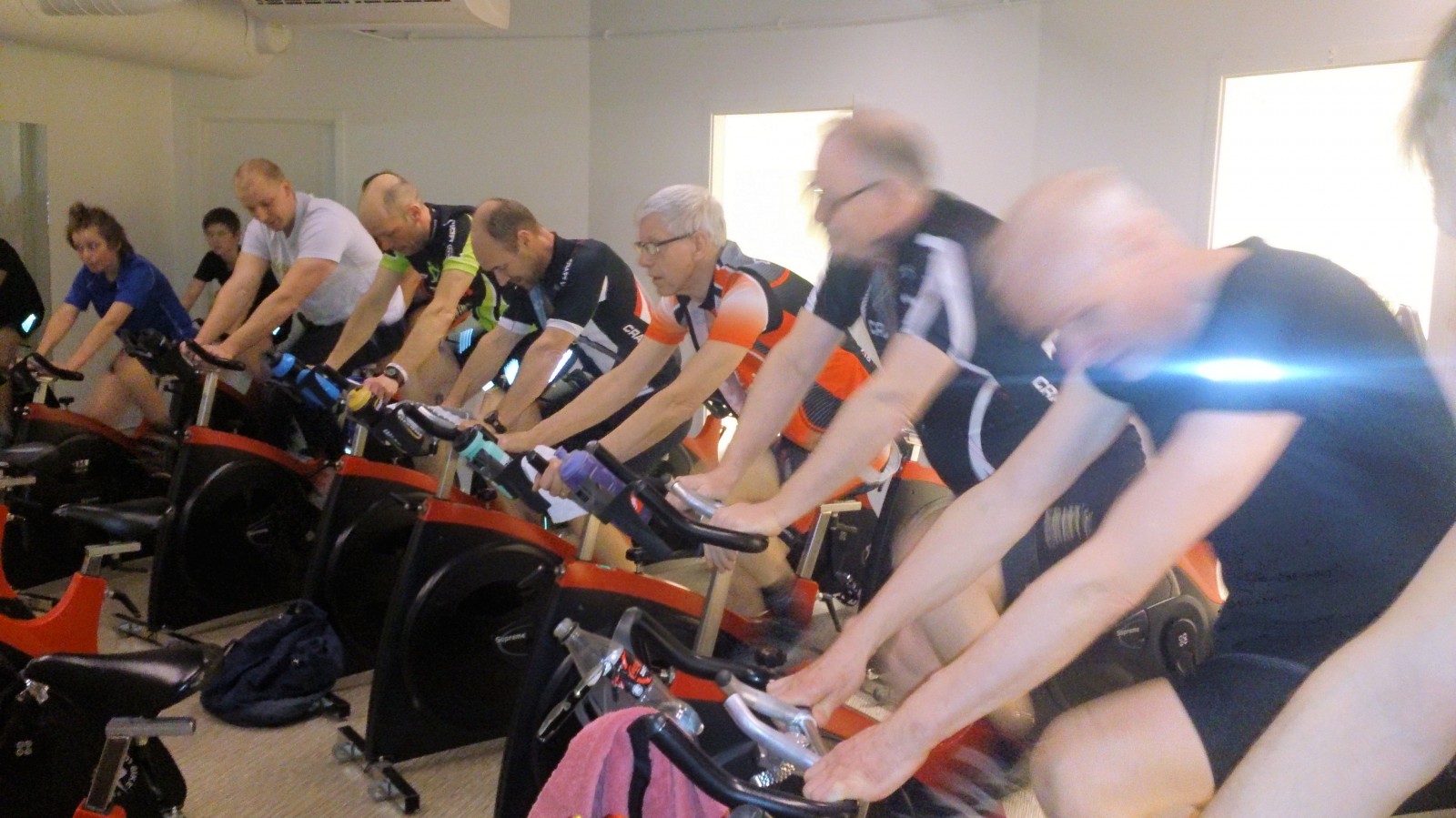 Spinning på Nordic Wellnes för CK Örnen medlemmar