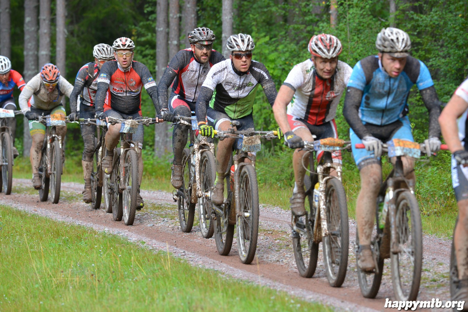 Cykelvasanträning - tekniskt enkelt men tufft grusväg och enkel stig