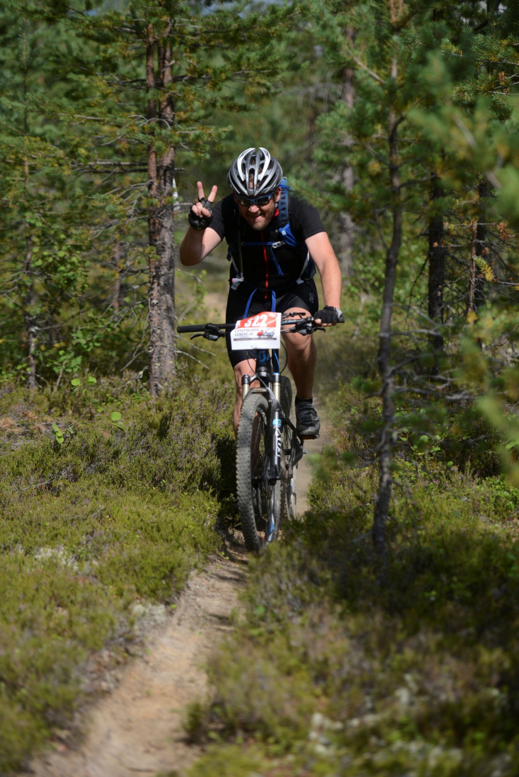 Genomcykling 40km banan Tolvtjärnsloppet